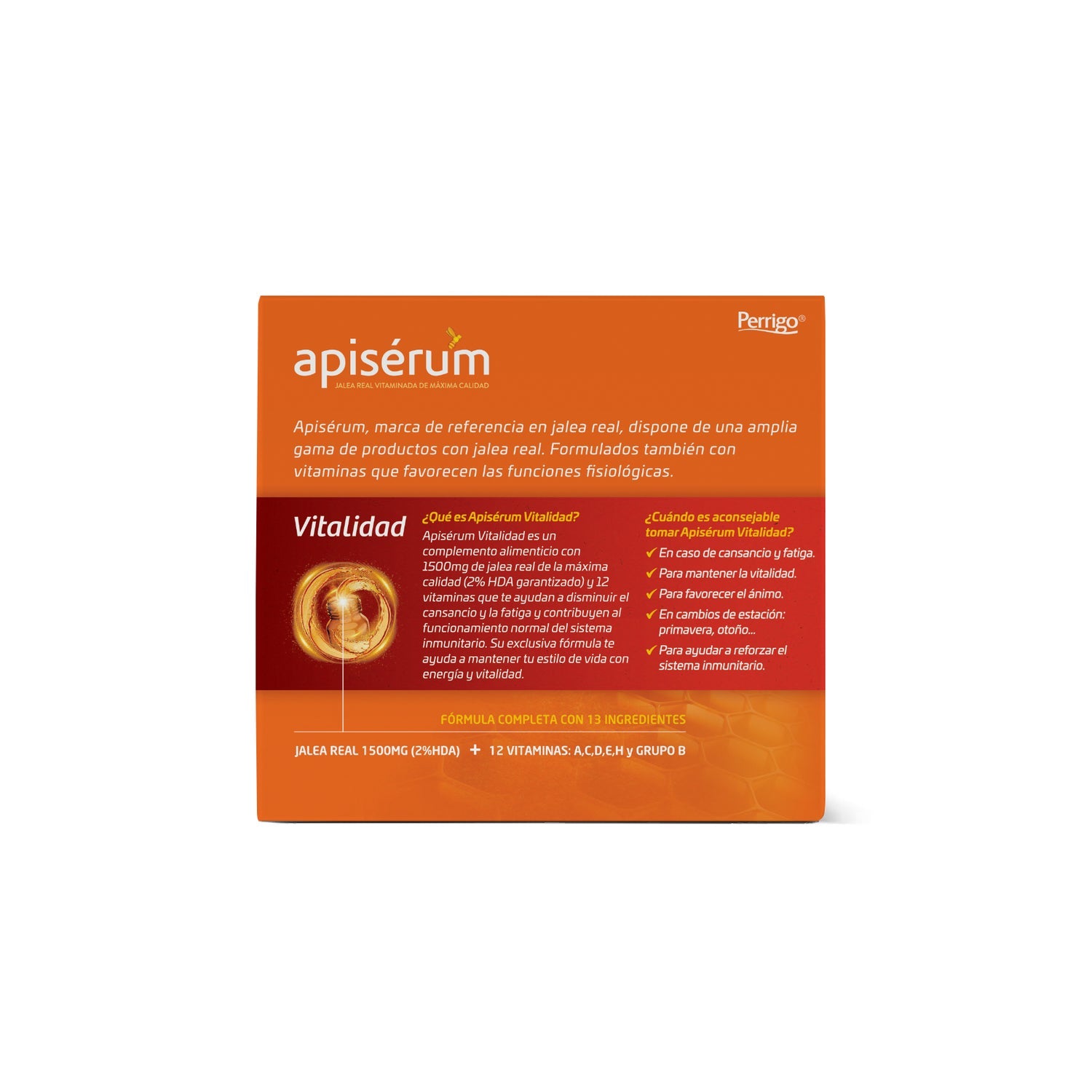 Apisérum Vitalidad 18 viales