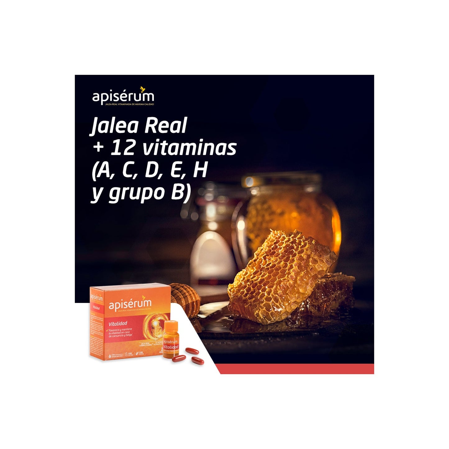 Apisérum Vitalidad 18 viales
