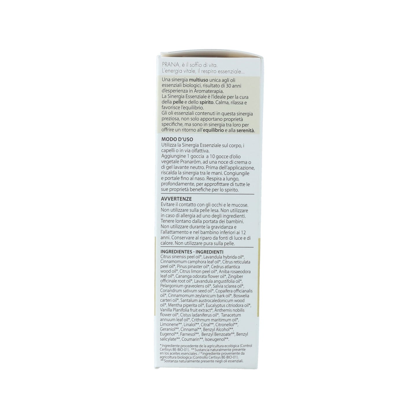 Pranarôm Sinergia Esencial Serenidad Equilibrio BIO 30 ml