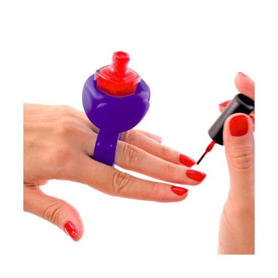 Cosmetic Club Anillo Portaesmalte Azul 1 ud