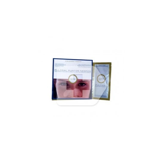ioox® Pulcral Puntos Negros 6 tiras + 6 toallitas