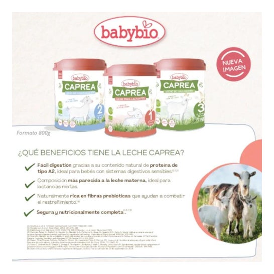 BabyBio Caprea 1 Leche ecológica 800g