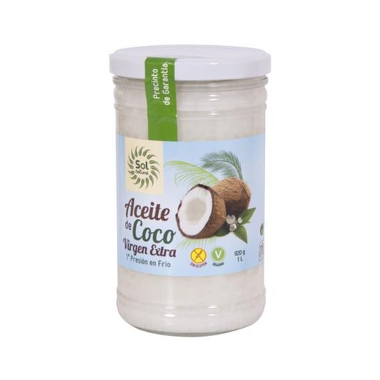 Solnatural Aceite de Coco Vírgen Extra Bio 1L