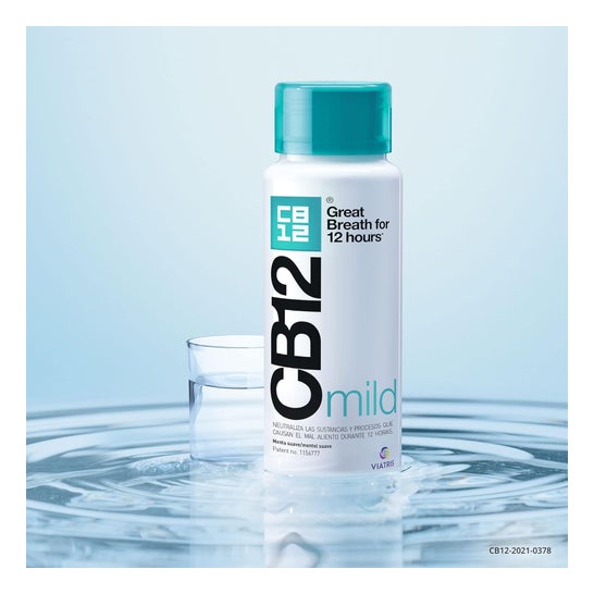 CB12 Enjuague Bucal para Mal Aliento Suave 250 ml