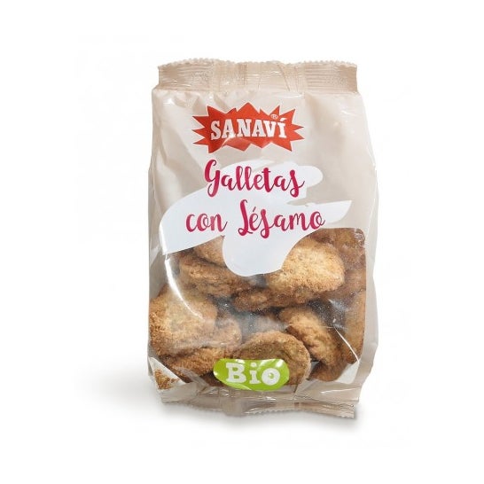 Sanavi Galletas Sésamo Sin Azúcar Bio 250 g