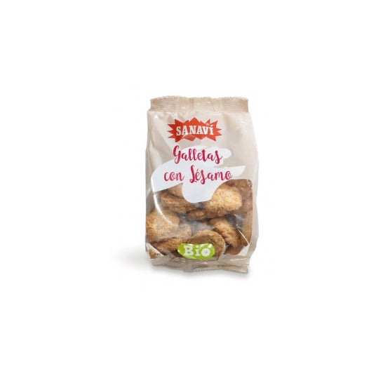 Sanavi Galletas Sésamo Sin Azúcar Bio 250 g