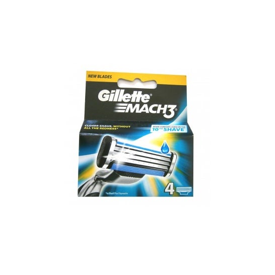 Gillette Mach3 Recambio 4ud.