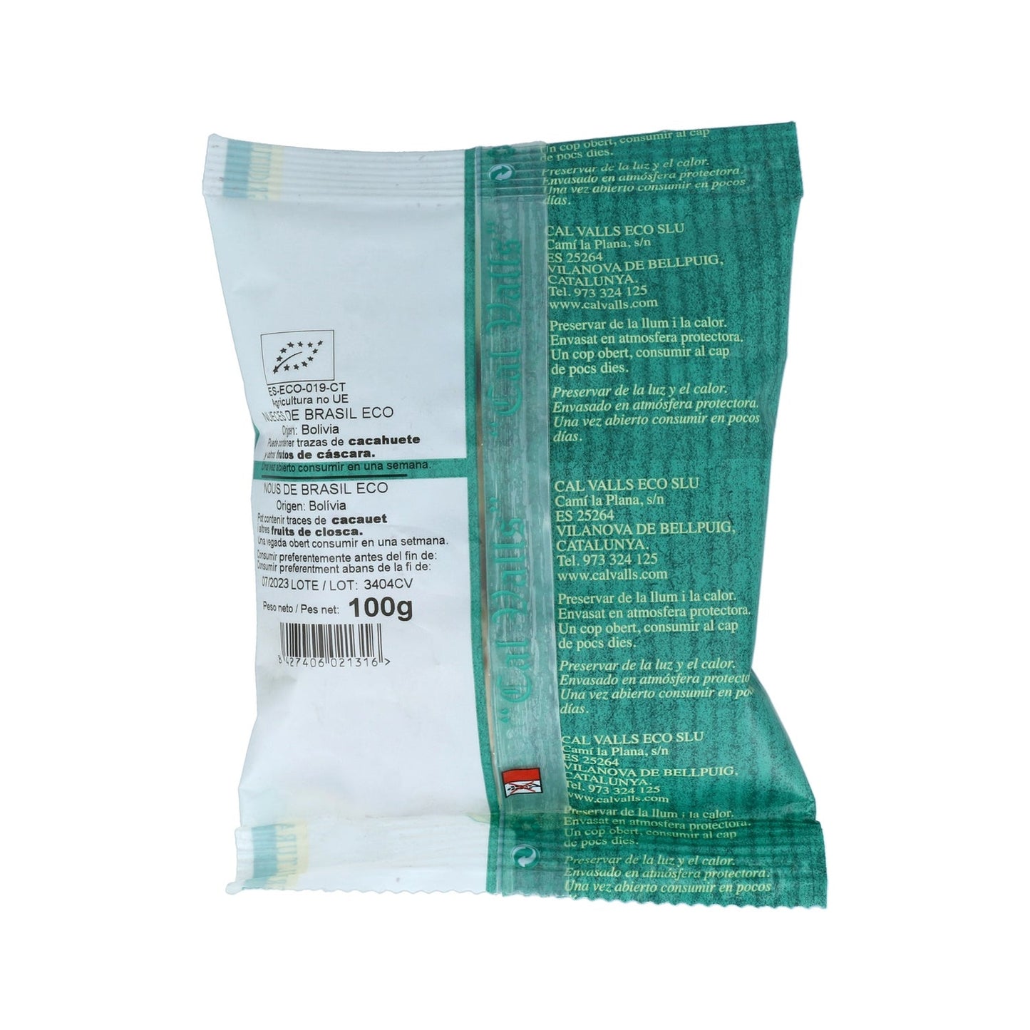 Cal Valls Nueces del Brasil Eco 100g