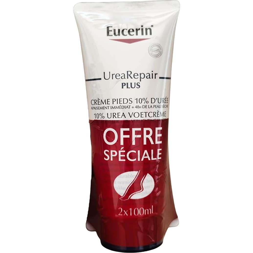 Eucerin UreaRepair Crema de Pies 10% Urea 2x100ml