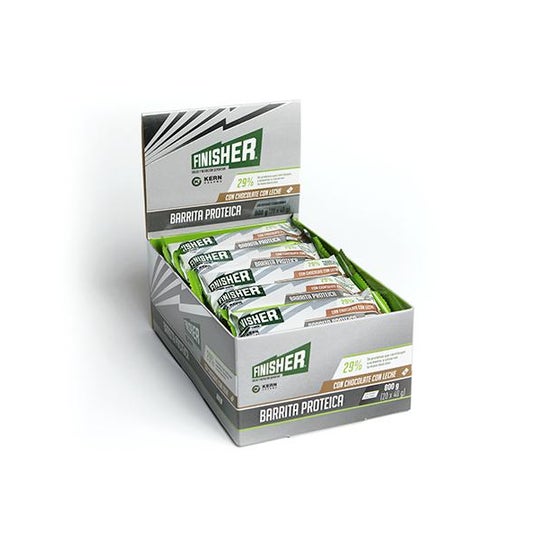 Finisher Barritas Proteicas Chocolate con Leche 20 uds