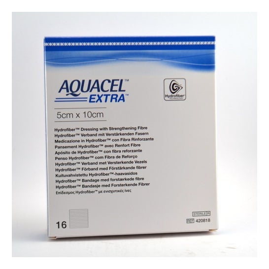 Aquacel Extra Pansements Steriles 12,5 X12,5 cm 10 uds