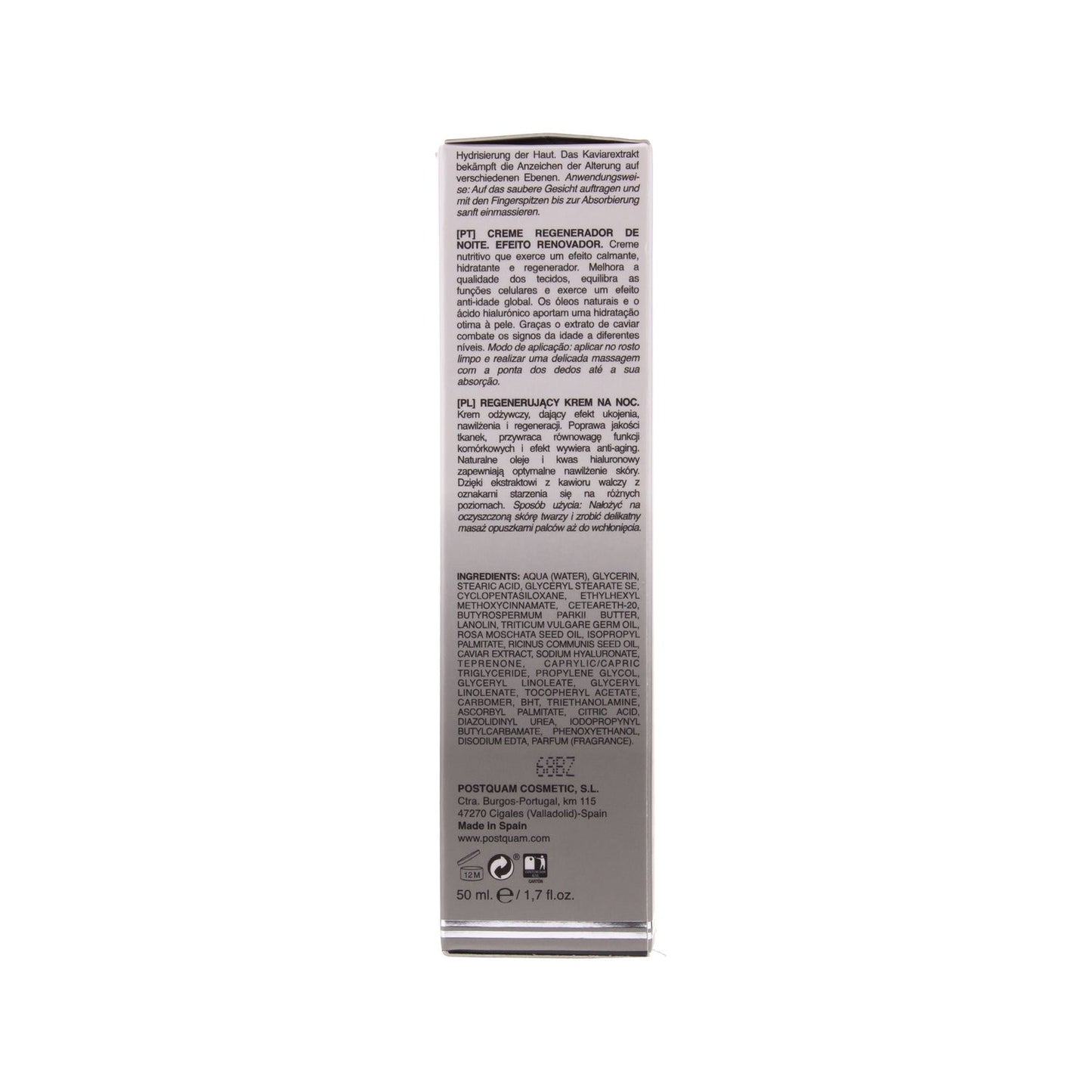 Postquam crema de caviar regeneradora de noche 50ml