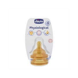Artsana Chicco B Normal Tetina Caucho 3 Orificios + 4meses