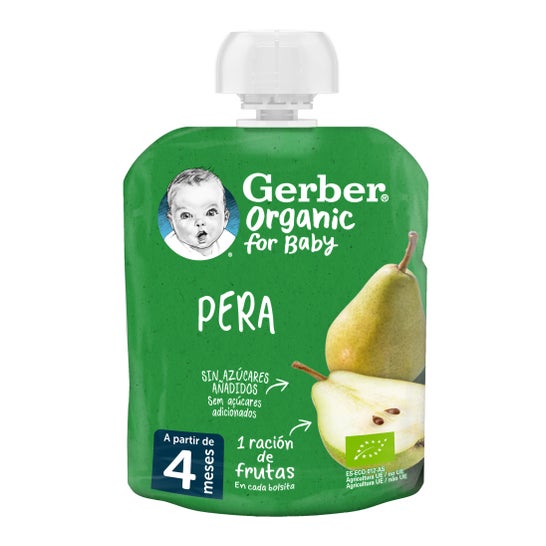 Gerber Organic Puré Pera 90 g