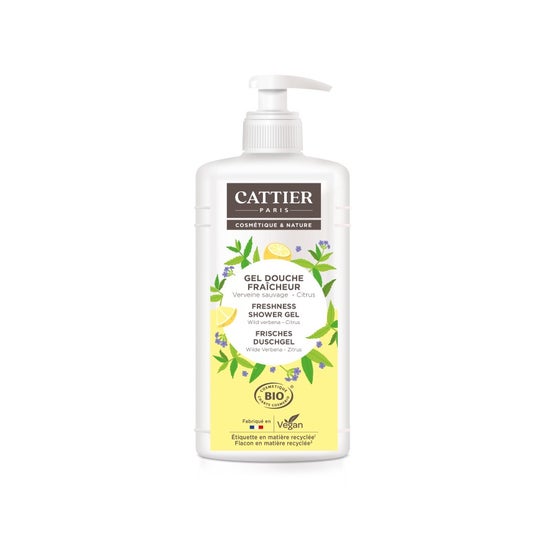 Cattier Gel Ducha Refrescante Verbena Silvestre Citrus BIO 1L