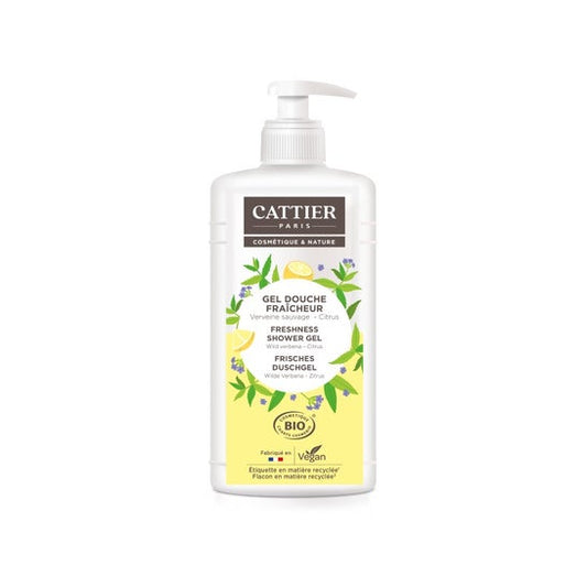 Cattier Gel Ducha Refrescante Verbena Silvestre Citrus BIO 1L