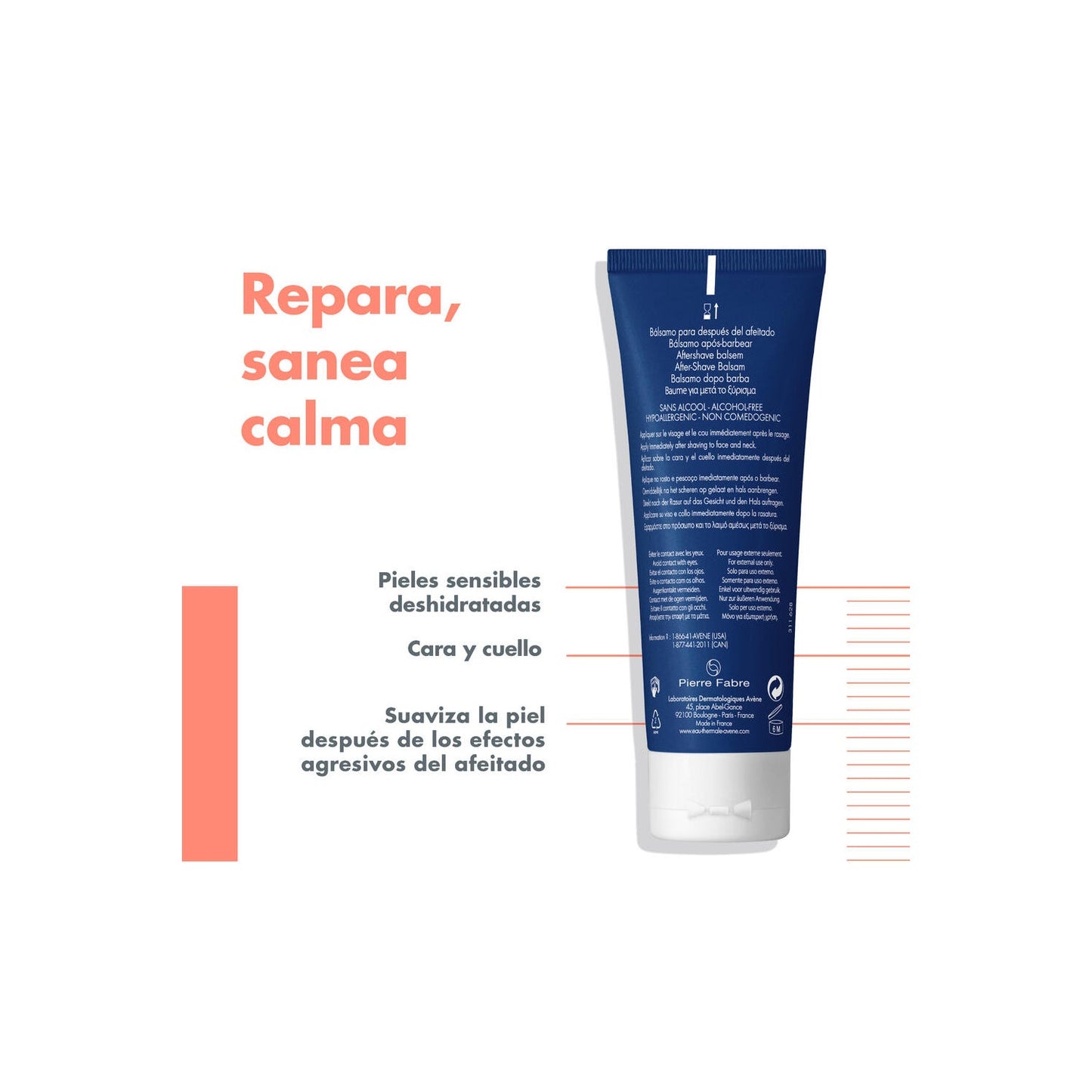 Avène Men Bálsamo After-Shave 75ml