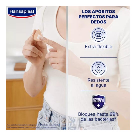Hansaplast Elastic Fingertip Apósito Yema de Dedos 10 uds