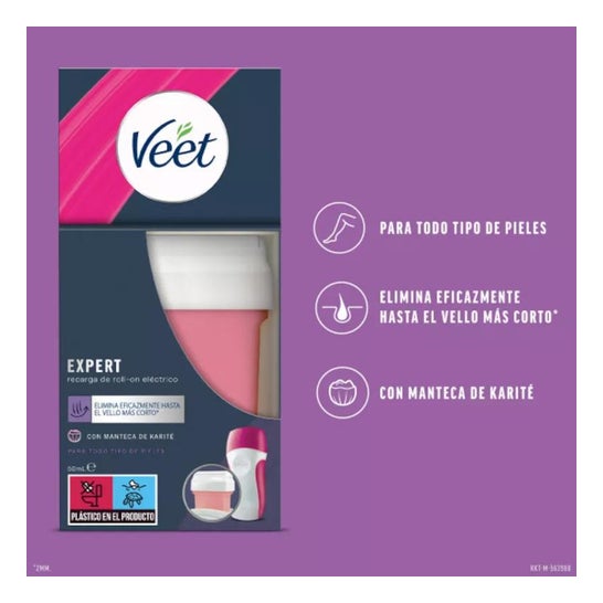 Veet Easy Wax Recarga Roll-on Eléctrico 50ml