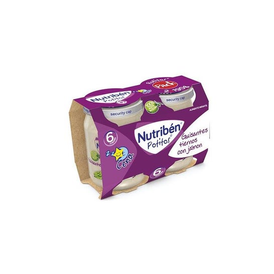 Nutriben Potito Duo Guisantes Con Jamon 190g