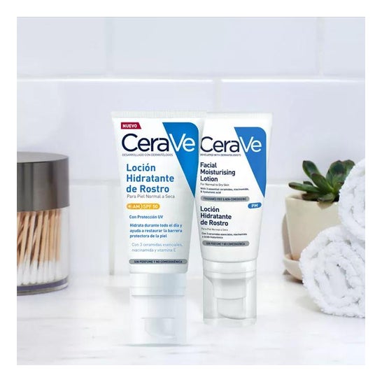 CeraVe® Loción Hidratante de Rostro SPF50 52ml