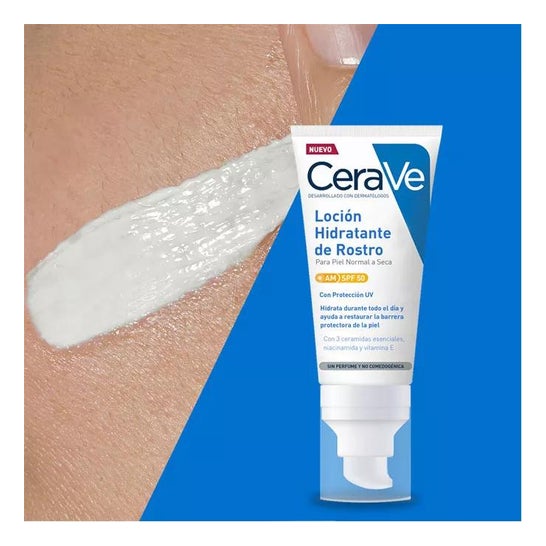 CeraVe® Loción Hidratante de Rostro SPF50 52ml