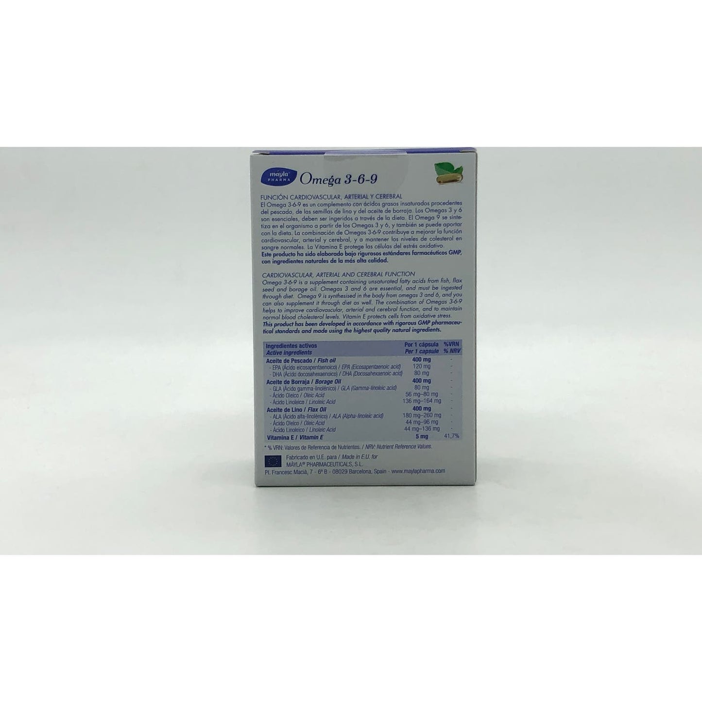 Mayla Omega 3-6-9 30 Capsulas