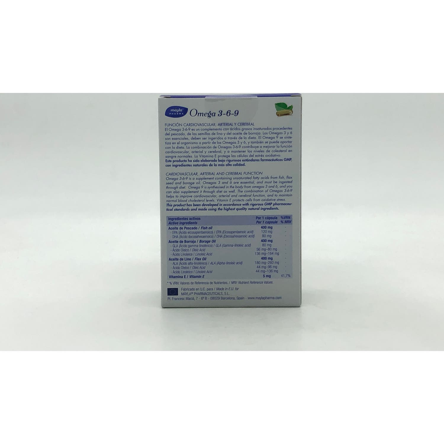 Mayla Omega 3-6-9 30 Capsulas