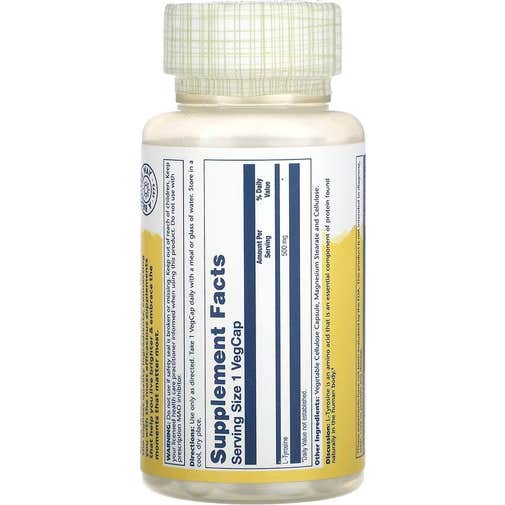 Solaray L-Tirosina 500mg 50caps