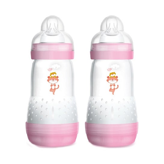 MAM Pack Biberón Rosa 260ml