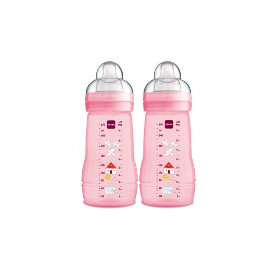 MAM Pack Biberón Rosa 260ml