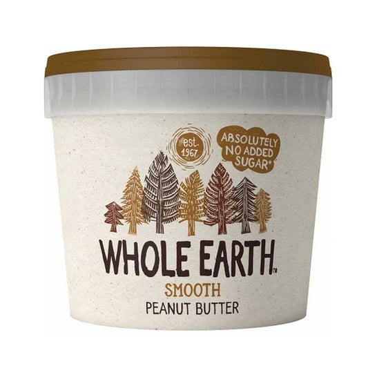 Whole Earth Crema de Cacahuete Original Suave Sin Azúcar 1kg