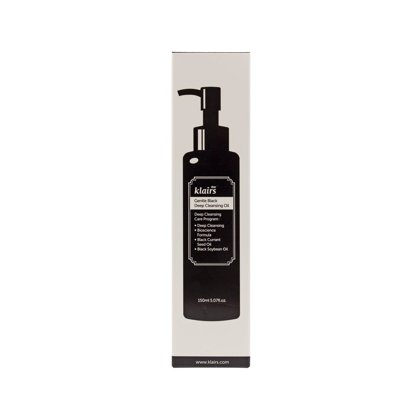 Klairs Gentle Black aceite limpiador profundo 150ml