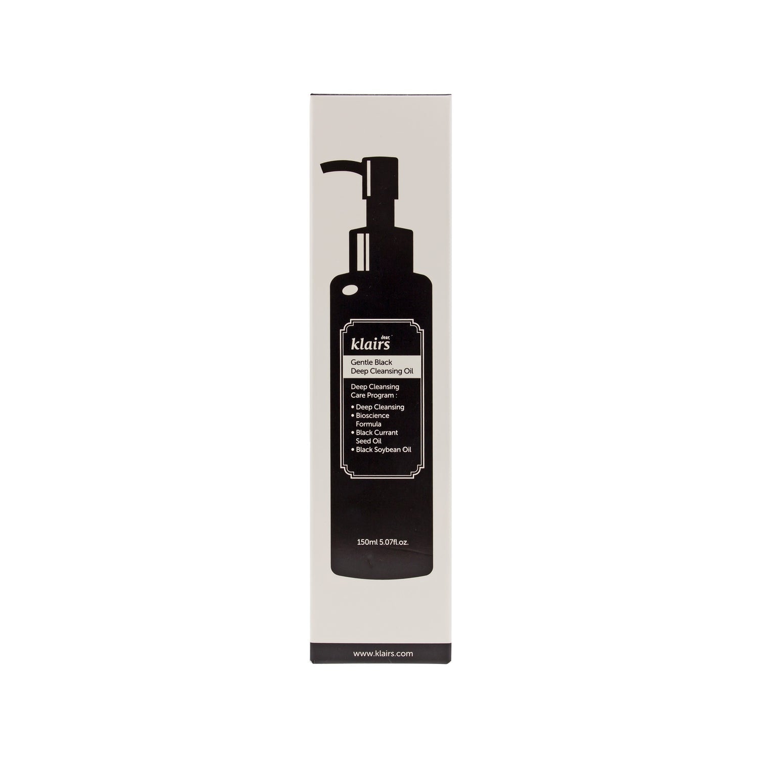 Klairs Gentle Black aceite limpiador profundo 150ml