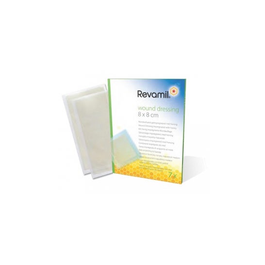 Melibiotech Revamil Apósito para heridas 8x8cm