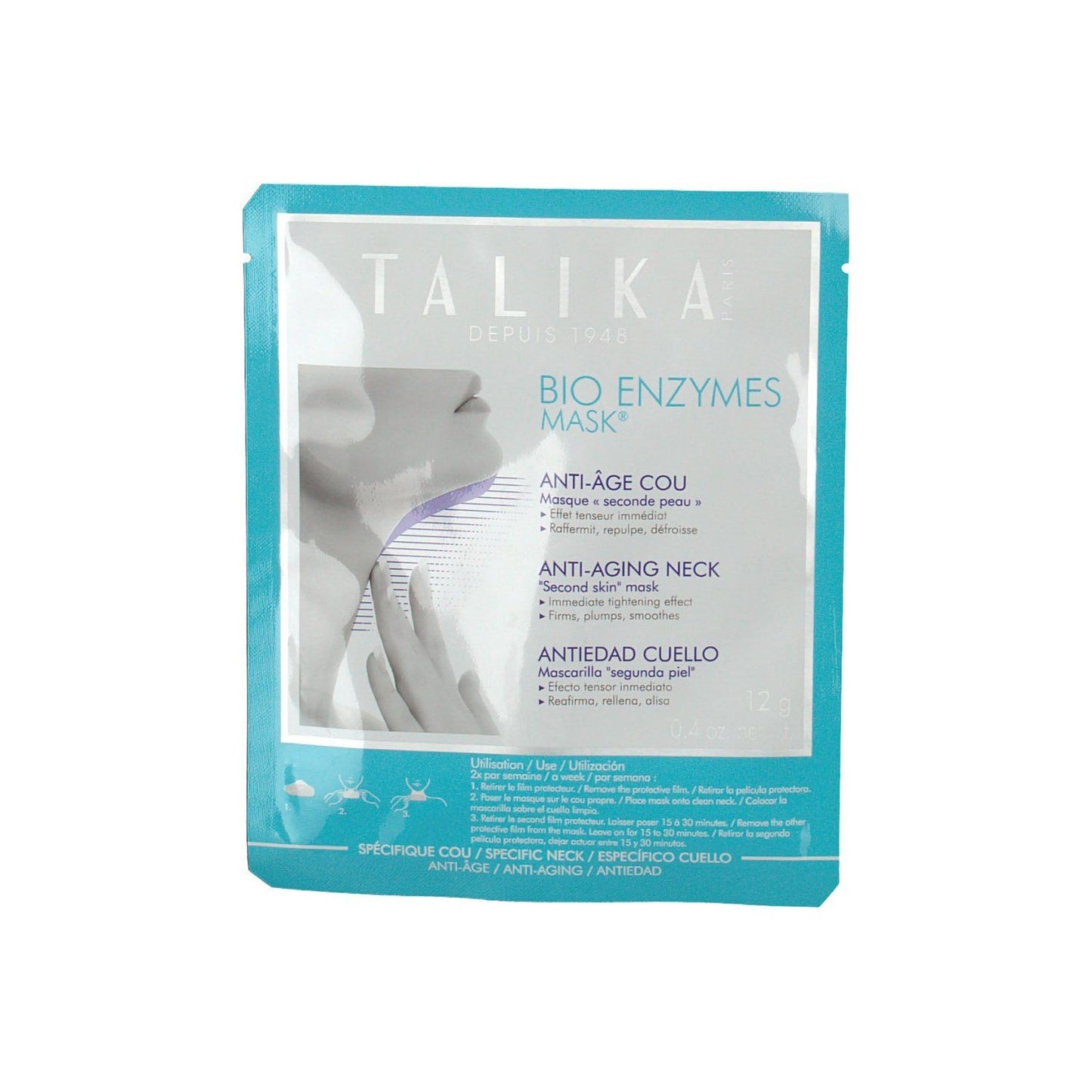 Talika Bioenzymes Mascara Antiedad Cuello Seguda Piel