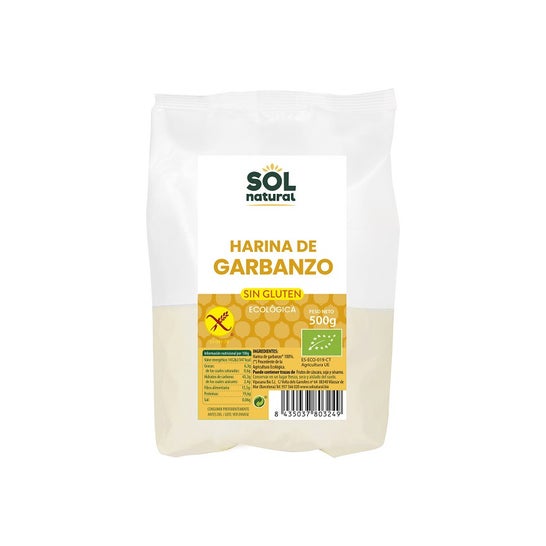 Sol Natural Harina Garbanzo Sin Gluten 500g