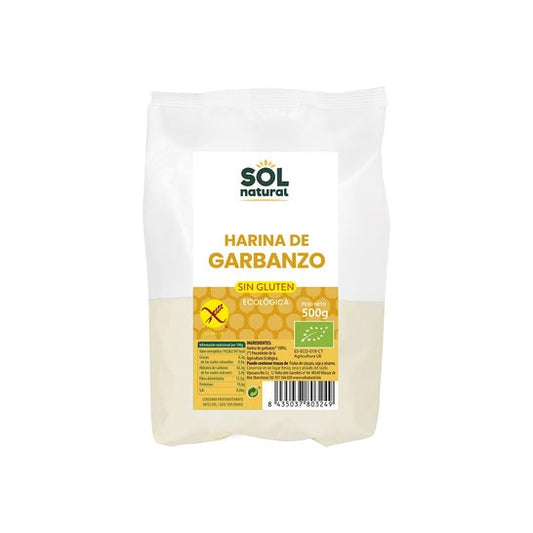 Sol Natural Harina Garbanzo Sin Gluten 500g
