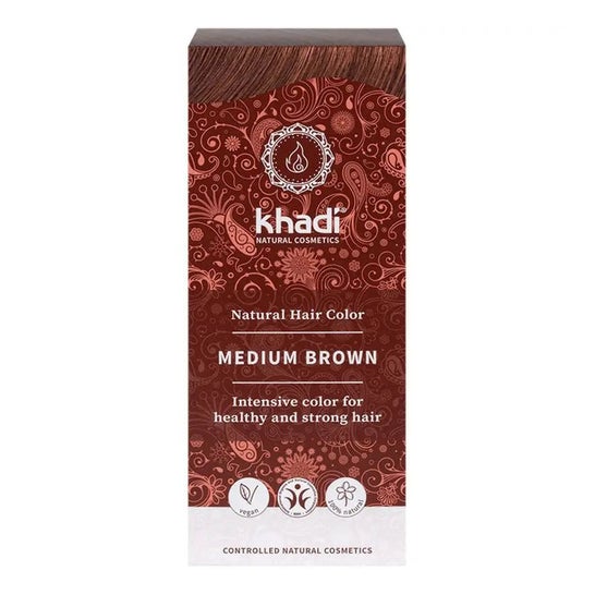 Khadi Tinte Castaño Medio 100% Vegetal 100g