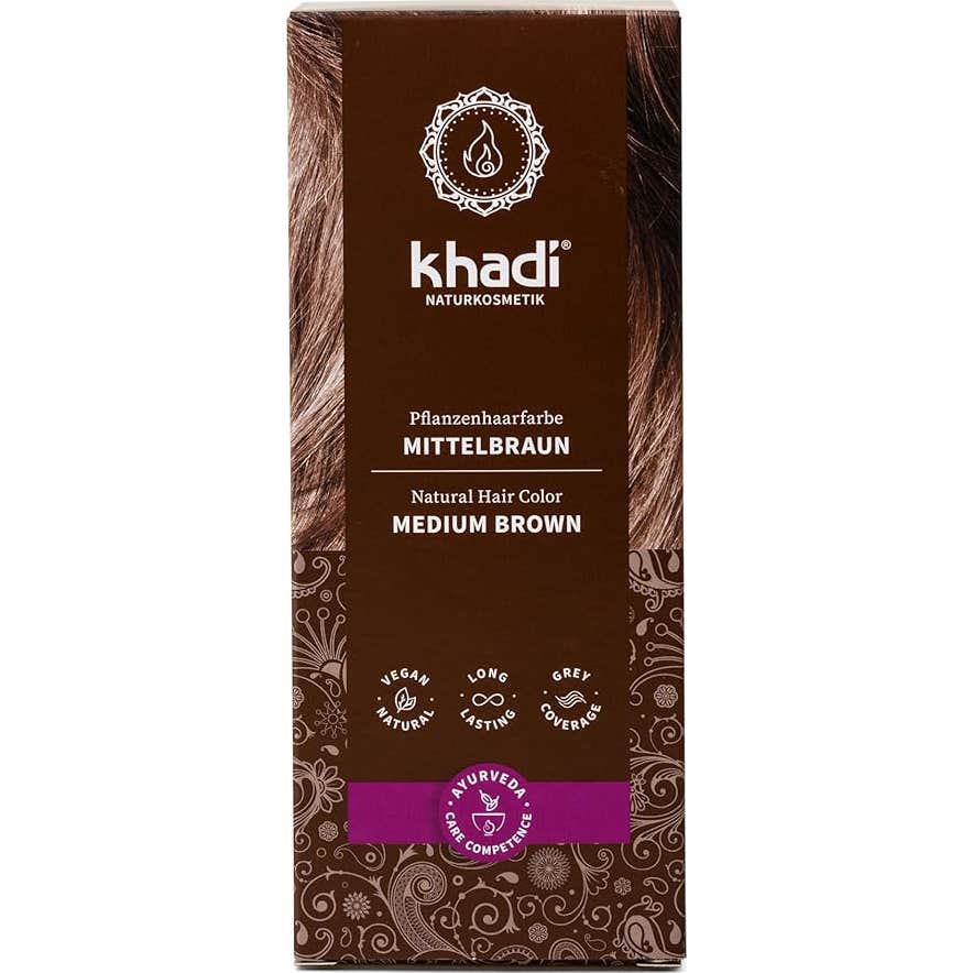 Khadi Tinte Castaño Medio 100% Vegetal 100g