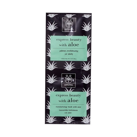 Apivita Mascarilla Facial con Aloe 2 X8 ml