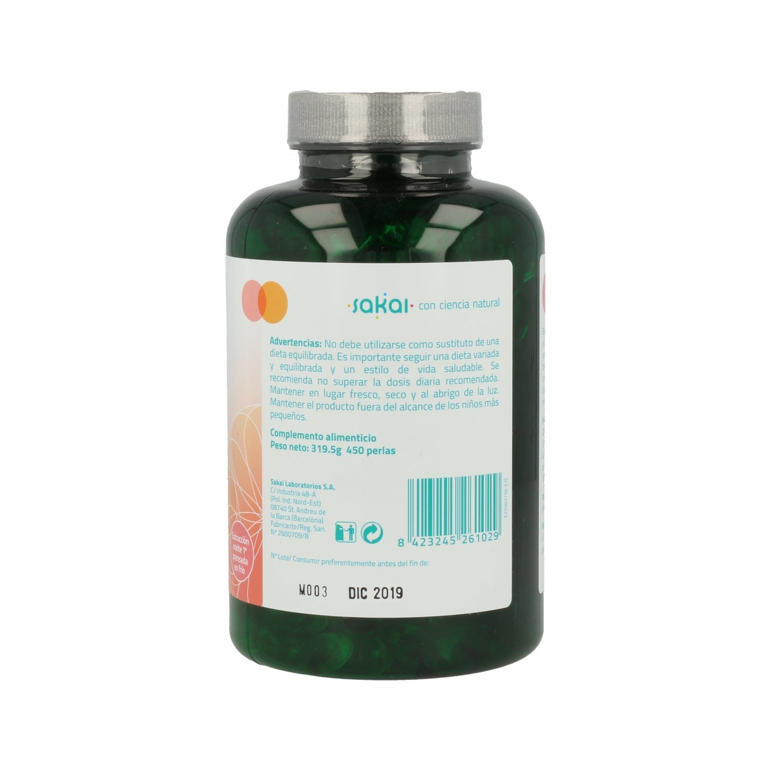 Sakai Aceite Onagra 500mg 450 Perlas