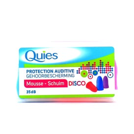 Quies Protector Auditivo Disco Foam caja de 6 unidades