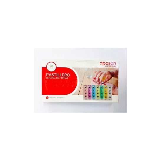 Aposan Pastillero Semanal 4 Tomas