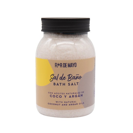 Flor de Mayo Sal de Baño Argán y Coco 650 g