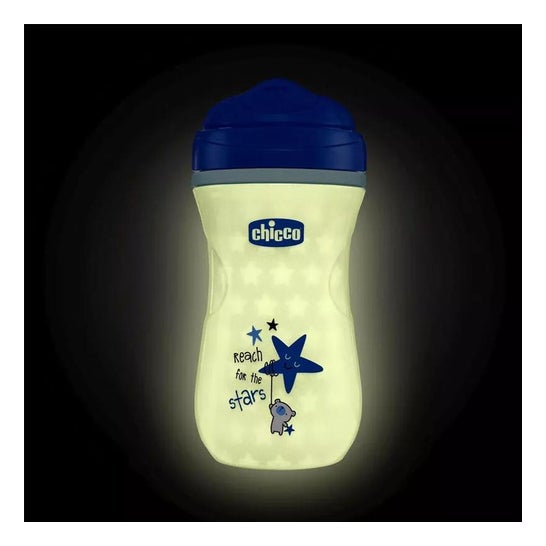 Chicco Vaso Luminoso Glowing Azul 1ud de 200ml