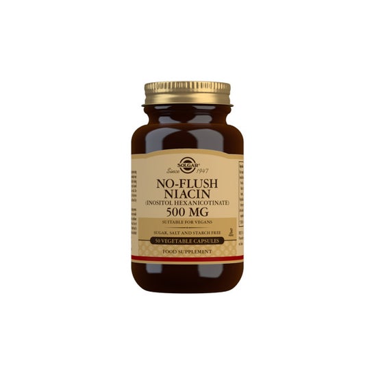 Solgar Niacina No Ruborizante 500 mg 50vcaps