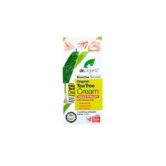 Dr.Organic Crema antiséptica Árbol de té 50ml