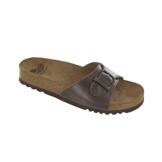 Scholl Akumal Mule Hombre Marrón Oscuro Talla 45 1 Par