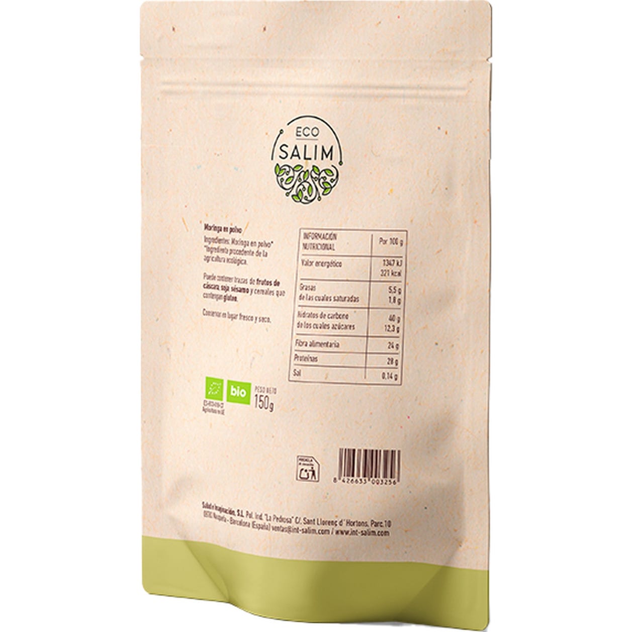 Eco-Salim Moringa Polvo Bio 150g